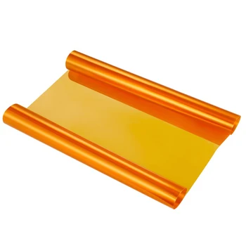 

30x120CM Self Adhesive Headlights Tail Lights Fog Lights Tint Vinyl Film (Orange)