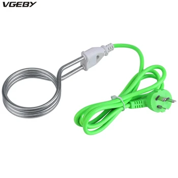 

New 1800W 220V Portable Electric Immersion Heater Boiler Water Water Heater Stainless Steel Heating For Home Travel