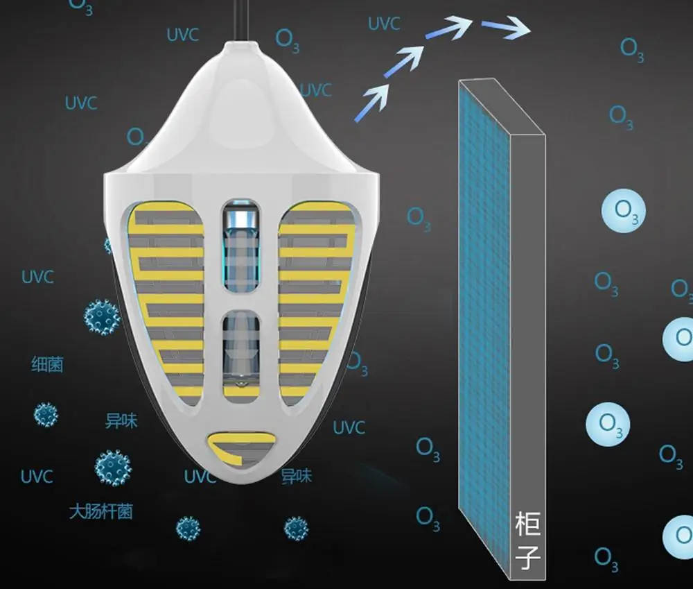 CLAITE DC5V 10 Вт обувь УФ лампа ультрафиолетового озона стерилизатор для обуви сушилка дезодорант осушитель дезинфицирующее средство