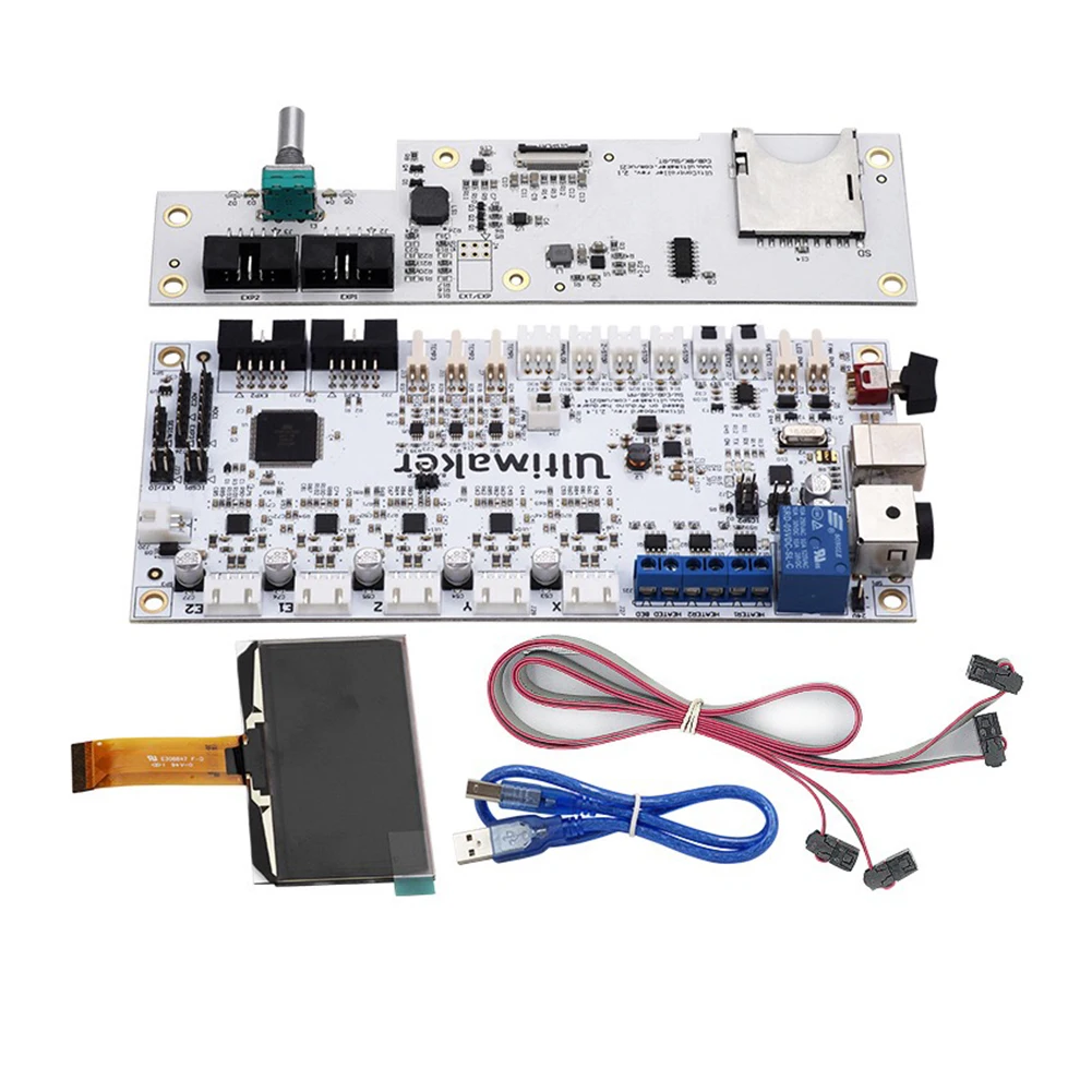 

Ultimaker2 3D Printer Part Board Set, UM2 V2.1.4 Control Panel + LCD Screen + Motherboard