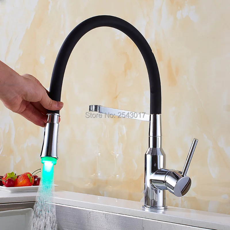 GIZERO кухонный кран выдвижной боковой смеситель горячей и холодной воды