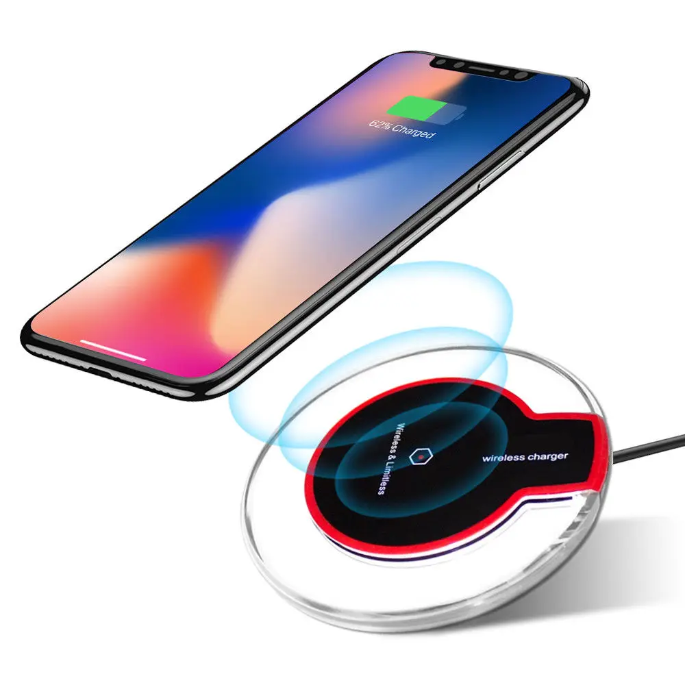 Ultra Slim Wireless Fast Charger Charging Pad for Qi standard mobile