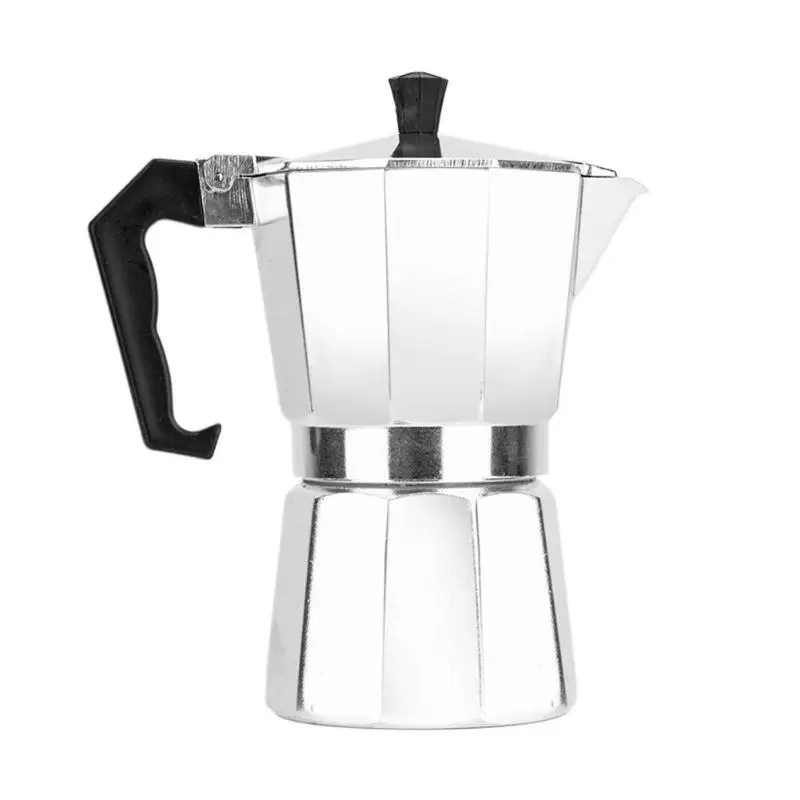 Home Portable Manual Coffee Maker Aluminum 3/6/9 Cup Coffee Moka Pot Stove Espresso Latte Maker Percolator Home Portable Manual Coffee Maker Aluminum 3/6/9 Cup Coffee Moka Pot Stove Espresso Latte Maker Percolator