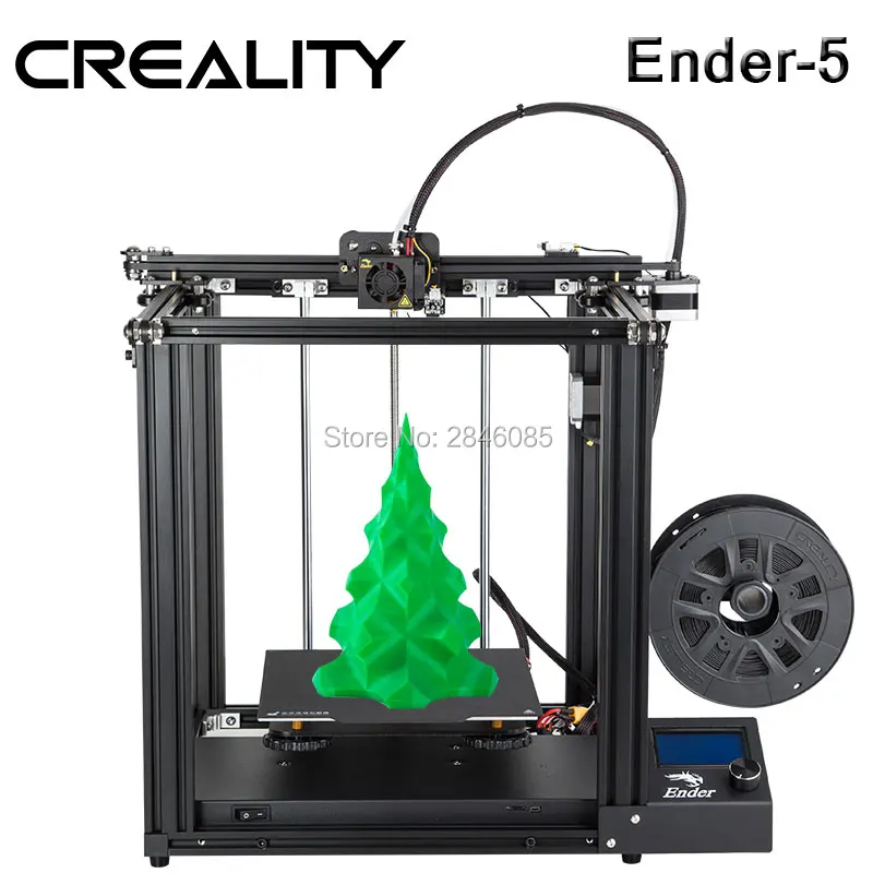 

CREALITY 3D Printer Creality Ender-5 with Landy stable Power, V1.1.3 mainboard,magnetic build plate, power off resume