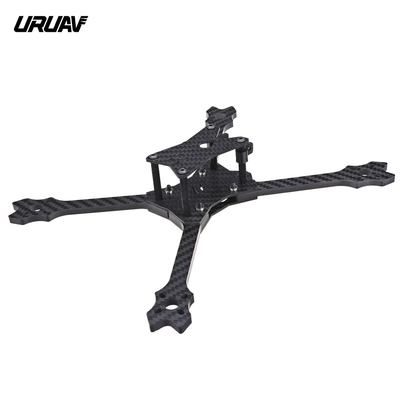 

URUAV UF5 5 Inch 220mm Carbon Fiber 5mm Arm Plate FPV Racing Frame Kit for RC Remote Control Toys Spare Parts Accessories