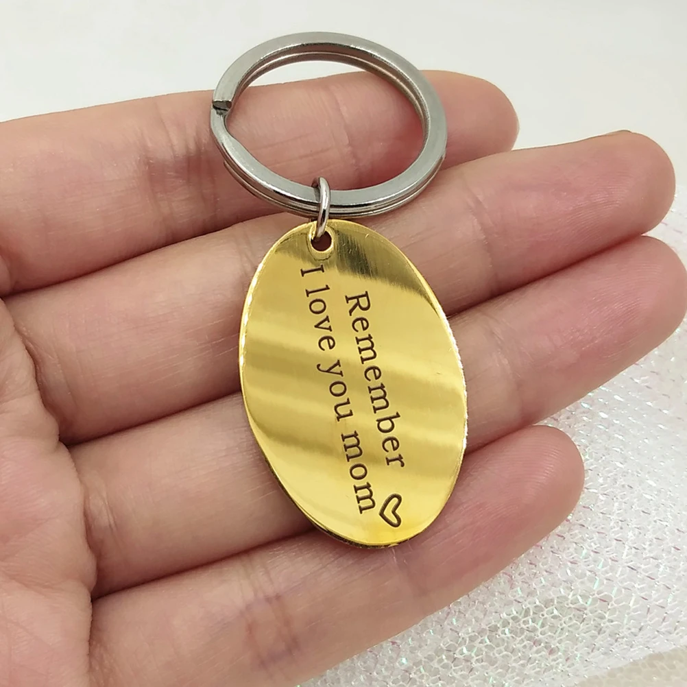 1 шт. помните что я Love You Mom брелок для мам подарок на день рождения висячий подарки