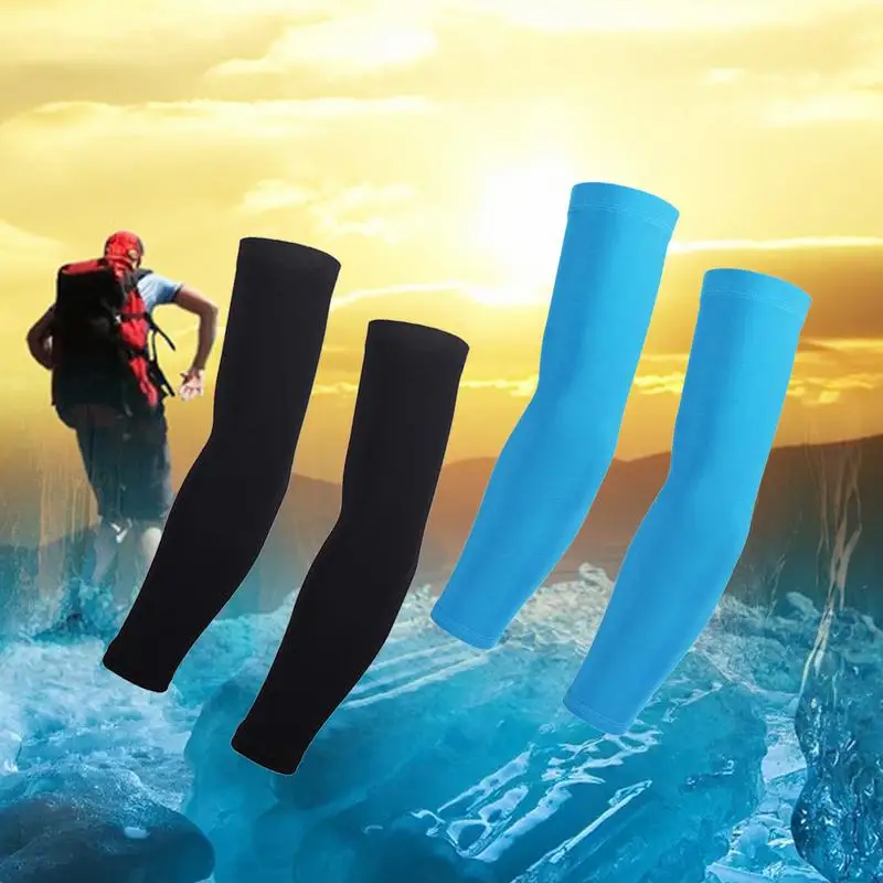 

Outdoor Cycling Running Viscose Fiber Arm Sleeve Cover Protective UV Solar Protection Cuff Good Quality Useful Comfortable