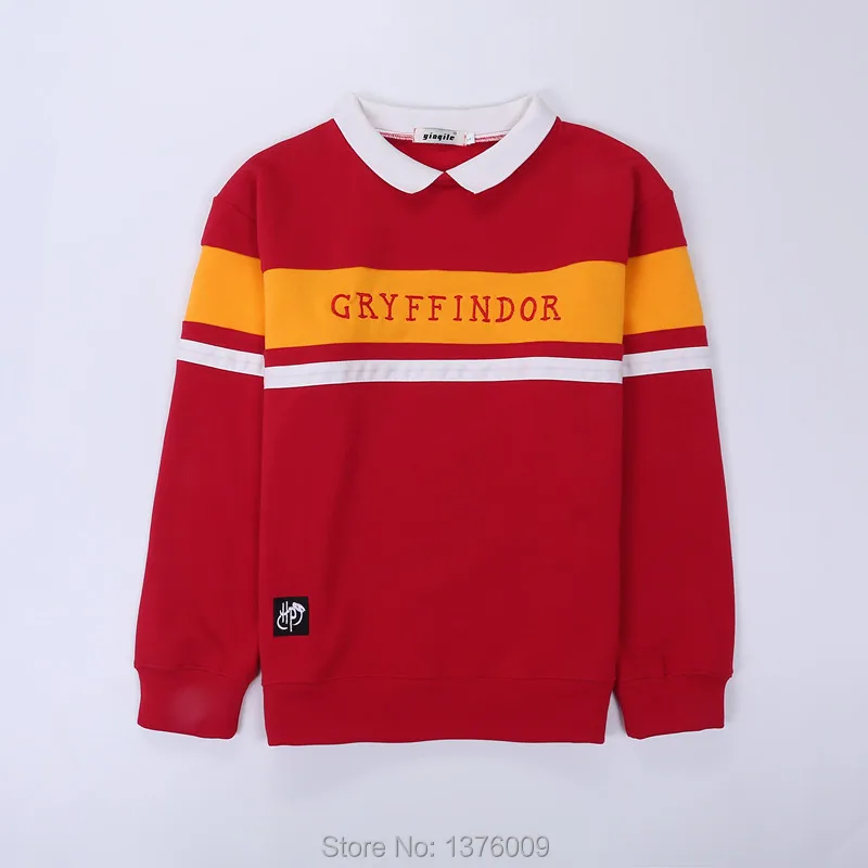 En Ligne Sweat à capuche Harry Poter poudlard col étudiant gryffondor femmes unisexe Junior sweat hauts chemises Style coréen Harajuku
