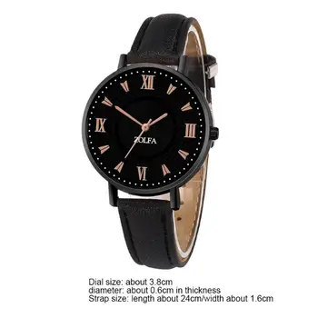 

Zolfa Women Watch Fashion Quartz Lady PU Watchband Simple Date Casual Waterproof Wristwatch Gift for Girl/Wife/Women