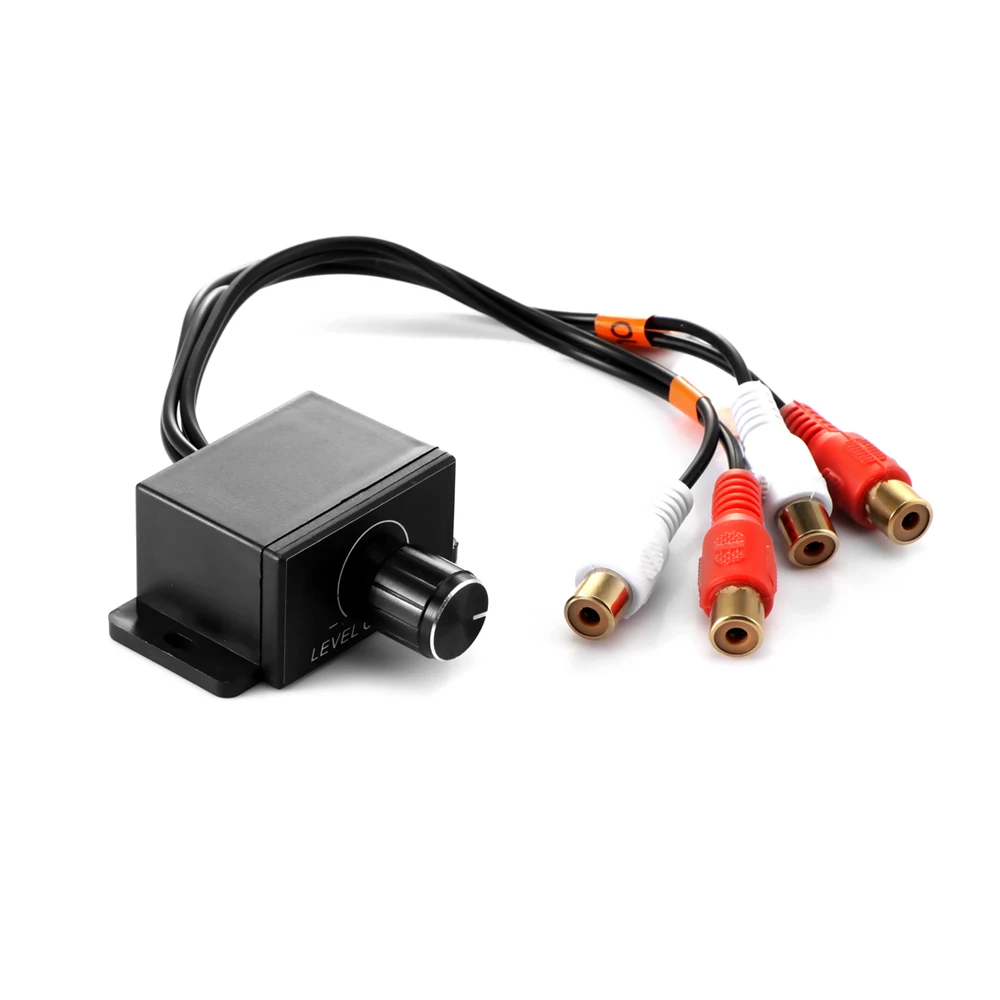

Universal Car Audio Amplifier Bass RCA Level Remote Volume Control Knob