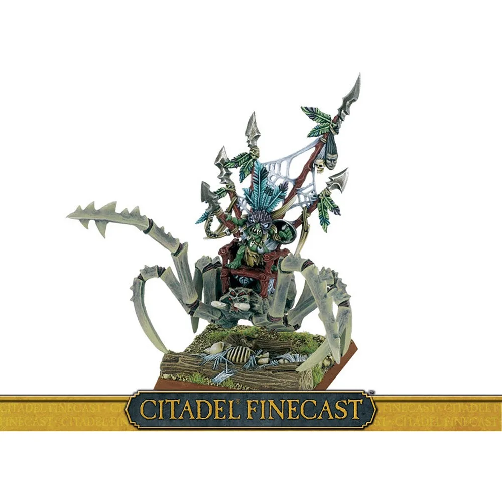 Goblin Warboss on Gigantic spider 1 (металл)| |