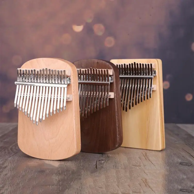 17 клавиш Kalimba Mbira DIY Набор береза/грецкий орех/бук твердая древесина палец пальцы