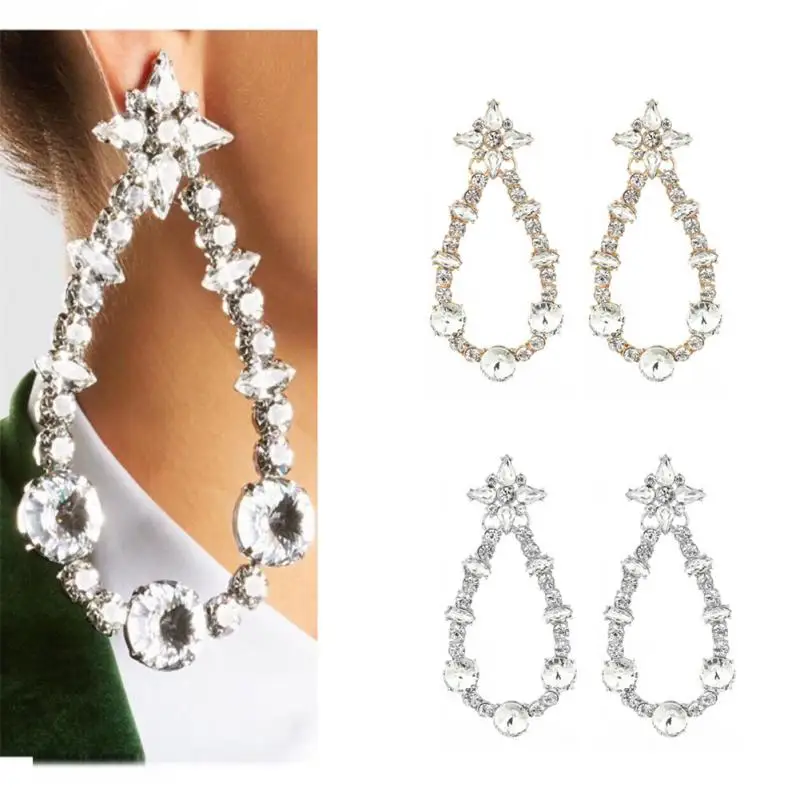 

Fashion Alloy European Style Long Water Drop Earring Women Jewelry