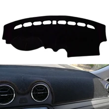 Черный коврик для приборной панели, коврик для приборной панели, анти-защита от солнца, Накладка для VW Volkswagen New Jetta 2013, только LHD