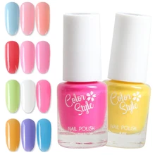 Горячая карамельный цвет для женщин гель для ногтей лак для ногтей Быстросохнущий 36 цветов здоровый маникюр Дизайн ногтей