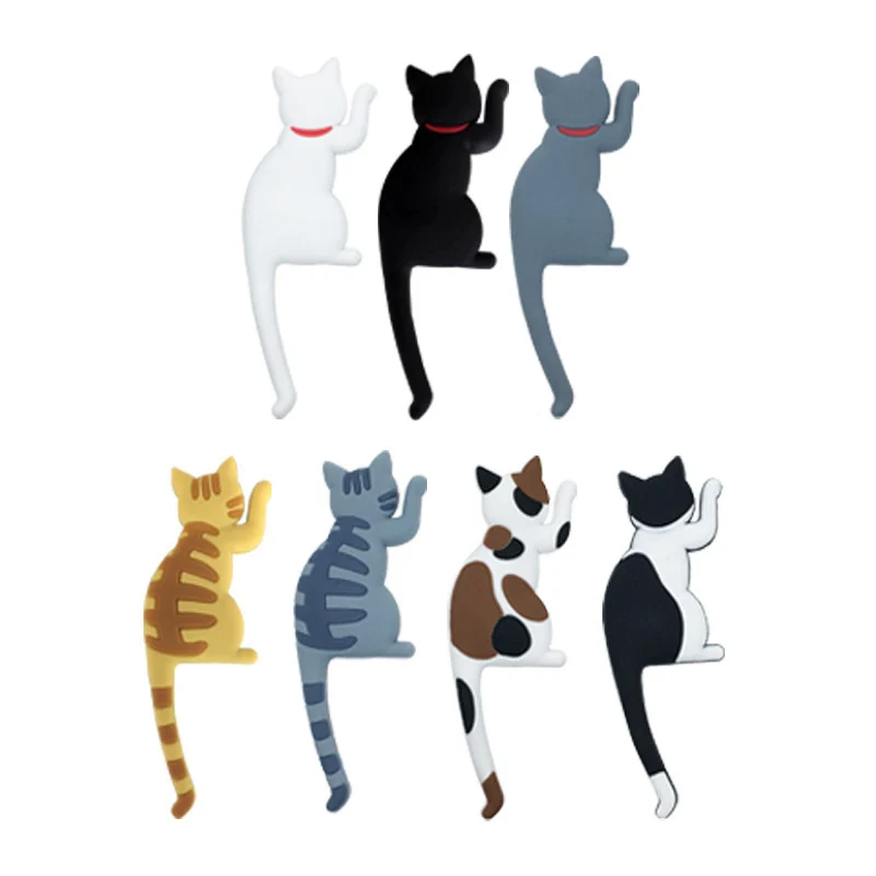 

Youool Portable Cute Cartoon Cat Fridge Refrigerator Magnet Hook Holder Hanger Kitchen Microwave Oven Sticker