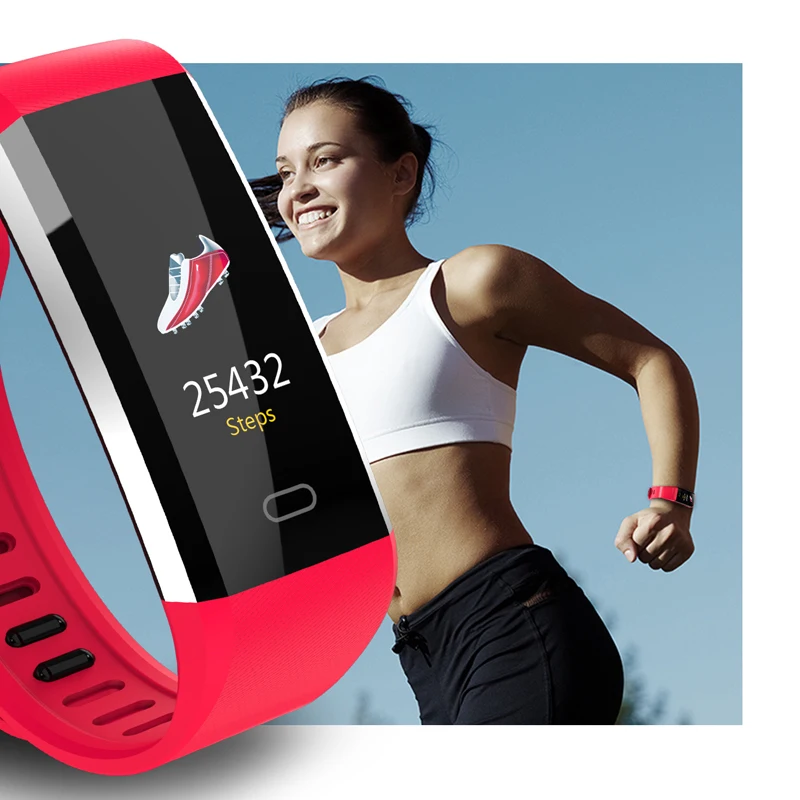 Ottwn gps трек запись Smartband браслет для взрослых непрерывный пульсометр
