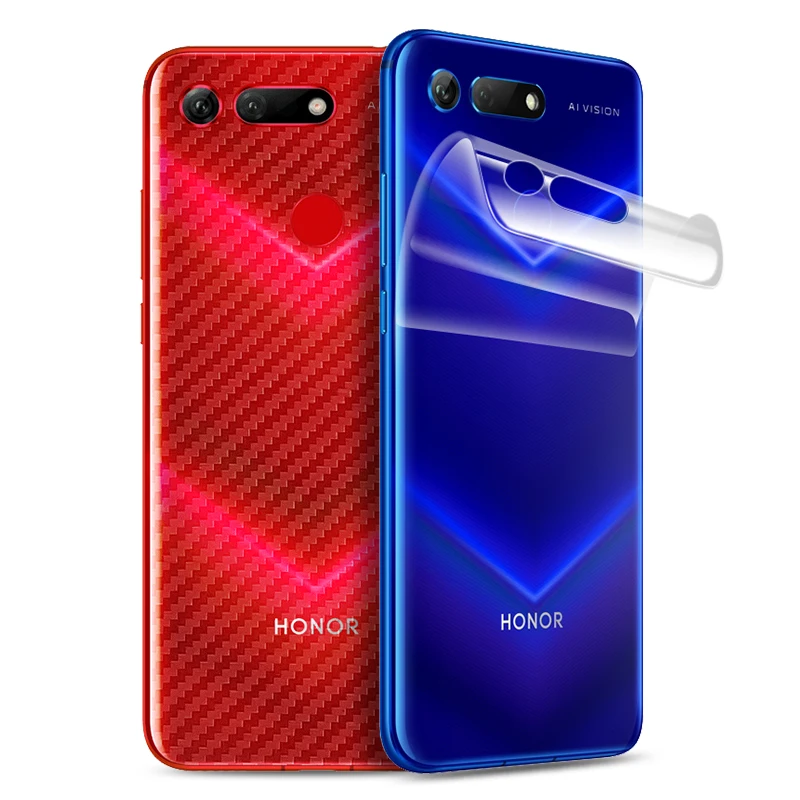 

PORSERI Back Film For HUAWEI Honor V20 Full Cover Soft Screen Matte Protector HD Transparent Ultra Thin Scratch Proof