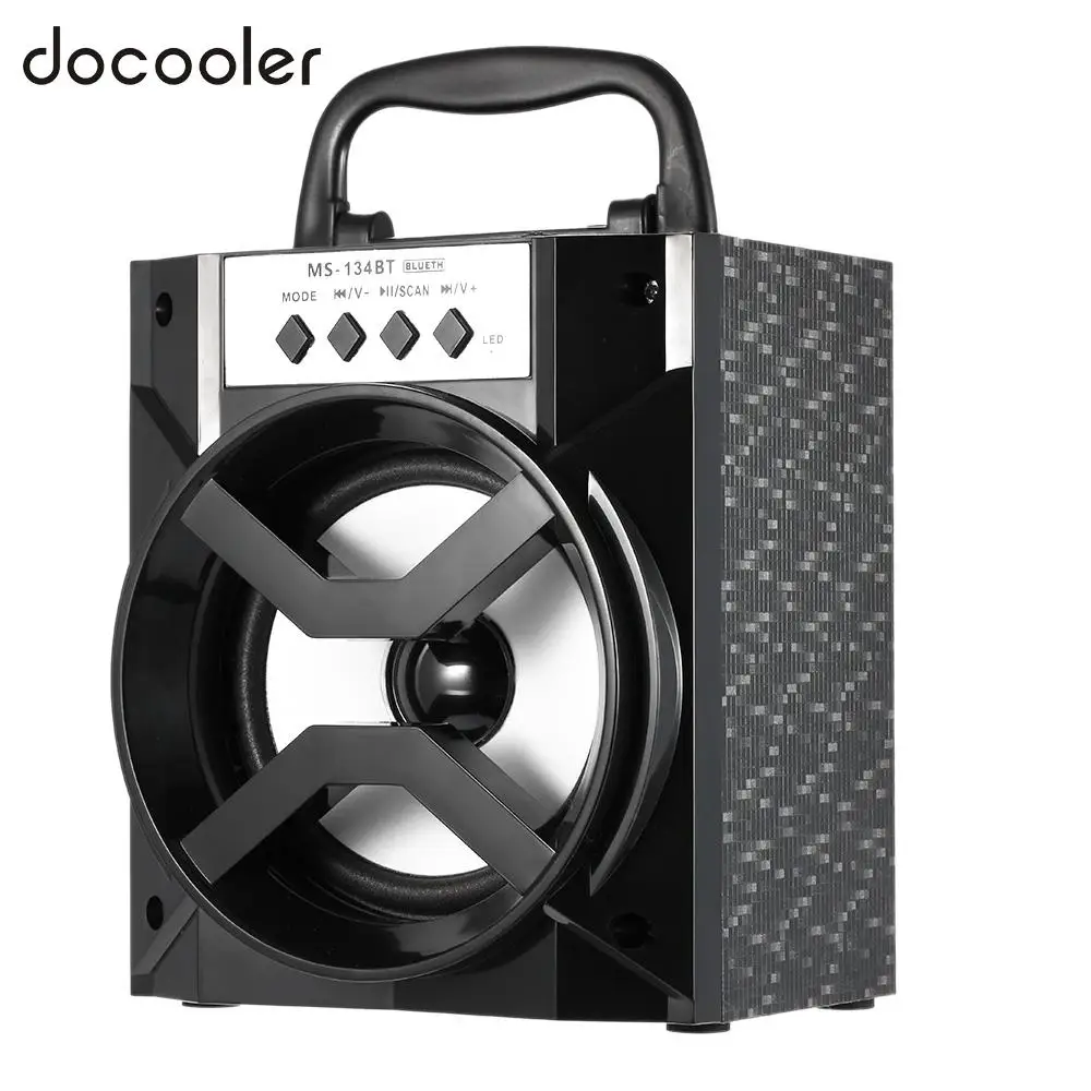 Беспроводная Bluetooth Колонка docooler 8 Вт USB 3 5 мм FM радио|Портативные колонки| |
