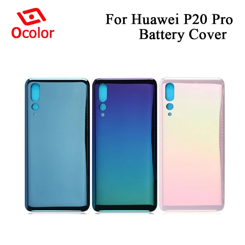 Ocolor для huawei P20 Pro батарея Крышка защитная задняя крышка подходит Замена 6 1 &quotдля