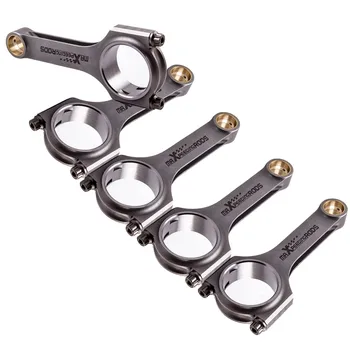 

H Beam Con Rods Connecting Rod for Fiat 2.0 coupe 5 cyl 20V Conrod Turbo Pleuel 3/8" ARP 2000 bolts Bielle Crankshaft 800hp