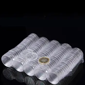 

1200PCS Clear Coin Capsules Caps Transparent Coincapsules For Coins US Presidential Sacagawea Dollar new