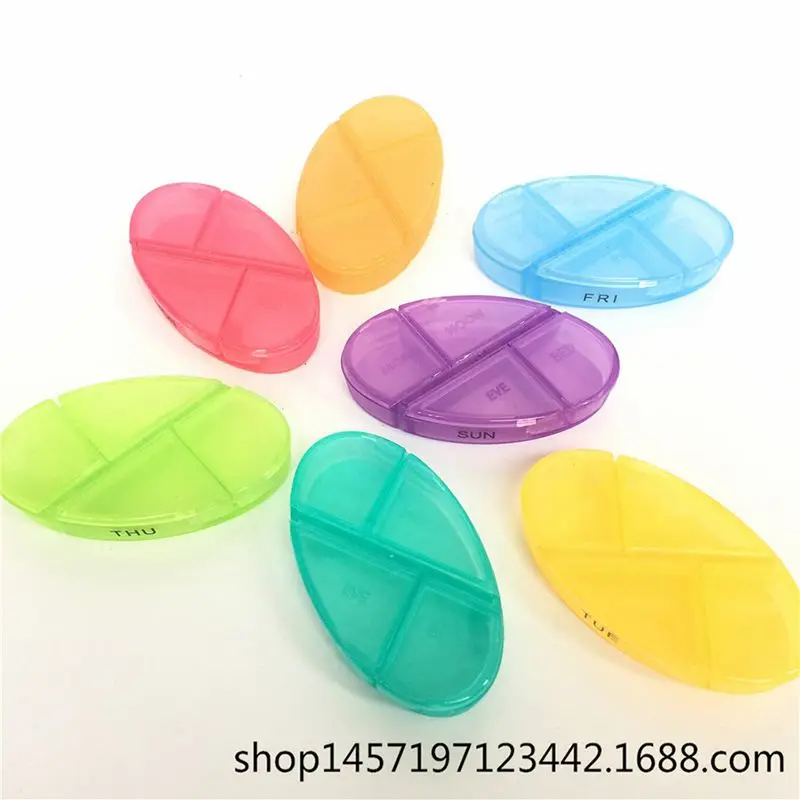 Pill Box Organizer.7 день до 4 раз в для вашего приема лекарств. Удобный маленький чехол