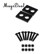 1 пара 8 мм толстых ПЭ стояков и 8 пар болтов из углеродистой стали гайки черного цвета, подходят для большинства четырехколесных скейтбордов лонгборд