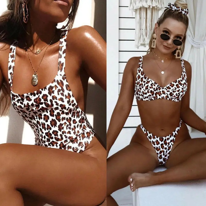 

Womens High Waist Bikini Set Push Up Swimsuit Bathing Suit Swimwear Beach Wear