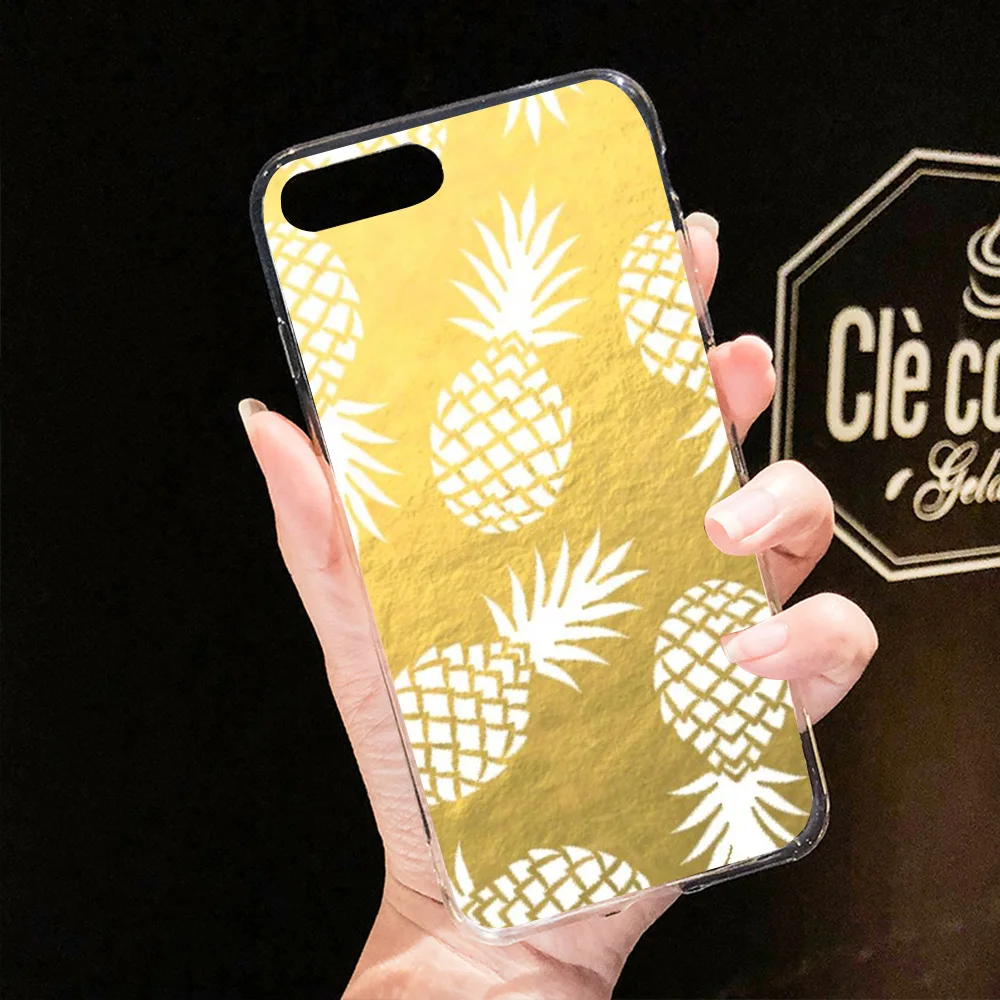 KISSCASE ананас шаблон чехол для телефона Samsung Galaxy J3 J5 J7 A7 A3 A5 2016 2017 Чехлы Мягкий
