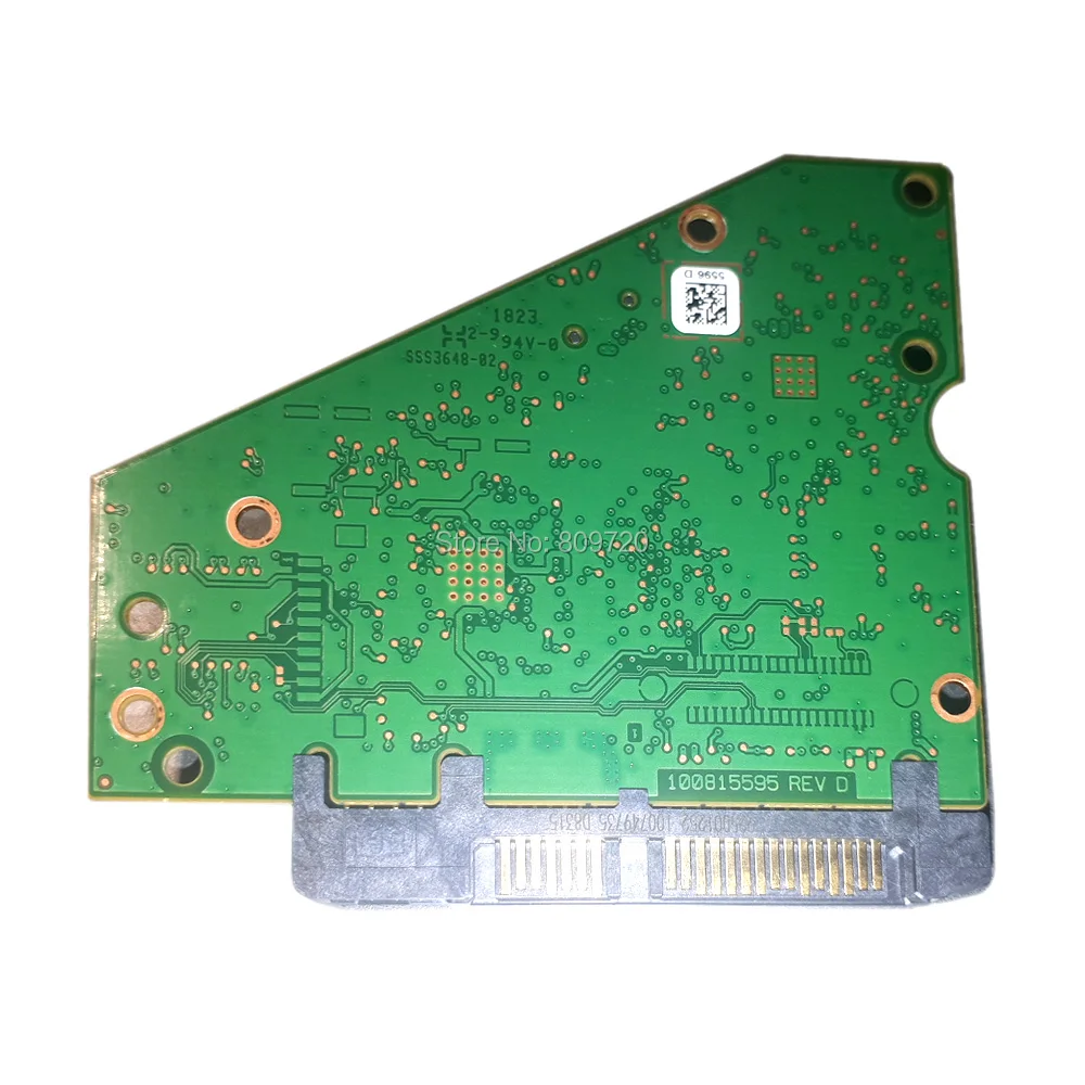  Piezas del disco duro PCB tarjeta lógica tarjeta de circuito impreso 100815595 REV D para Seagate 3