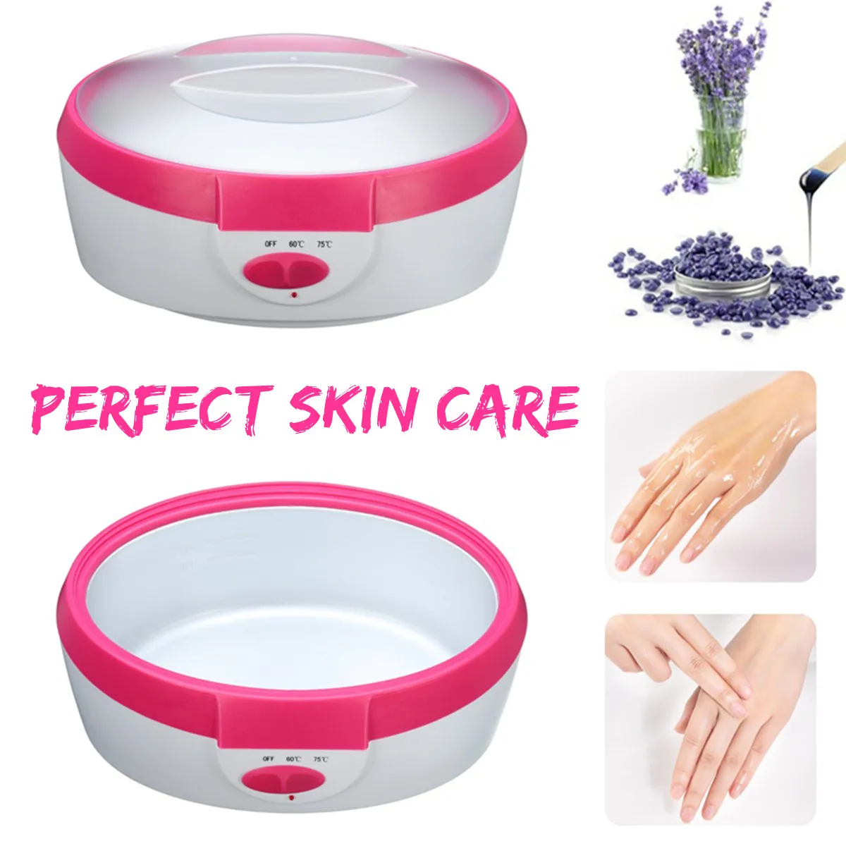 

Multifunction Warmer Wax Heater SPA Mini Hand Epilator Feet Paraffin Heater Body Depilatory Brush Electric Hair Removal Tool