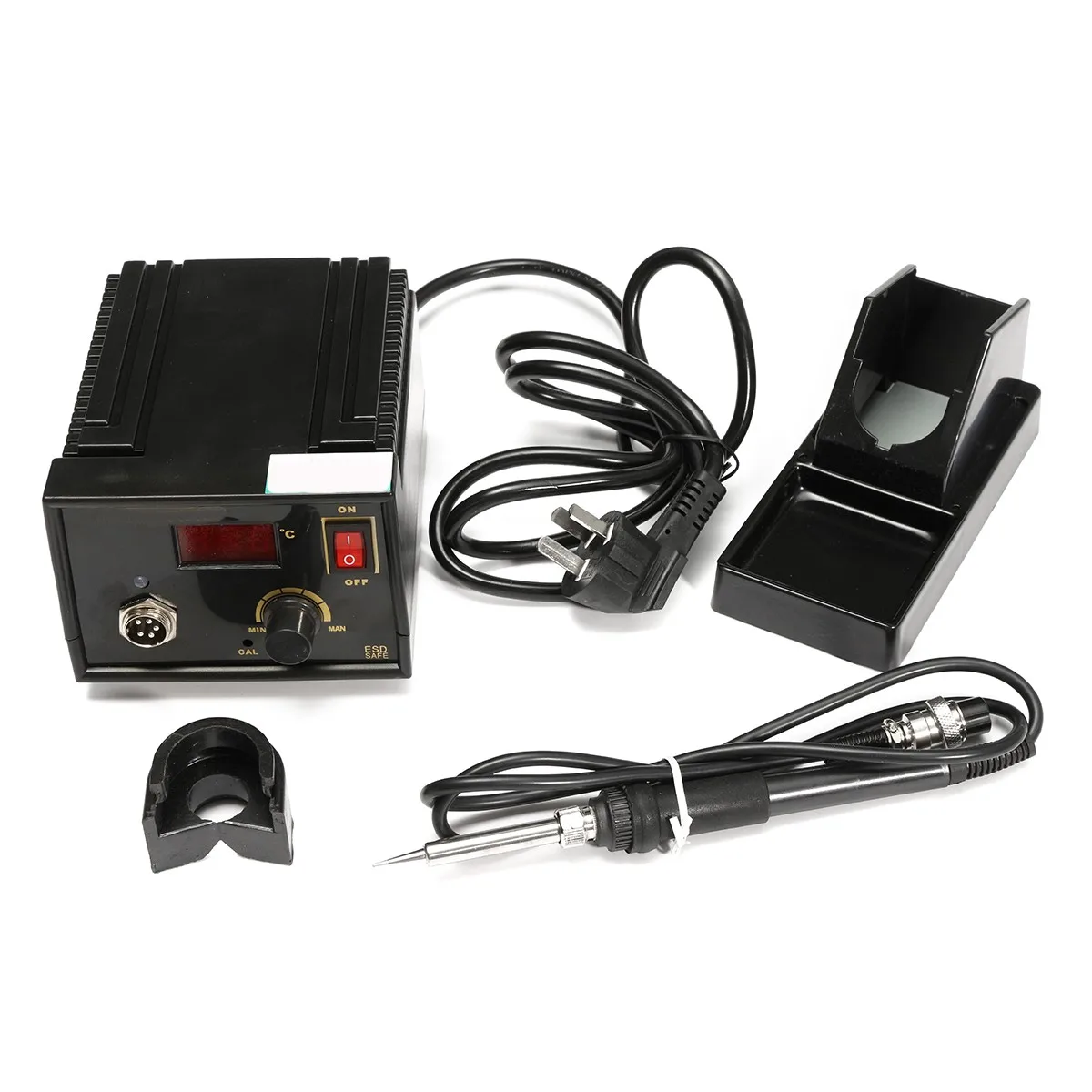 

LCD Display 110V 220V 75W Inverter Frequency Change Electric 967 Soldering Station Iron 13.5x11x8cm