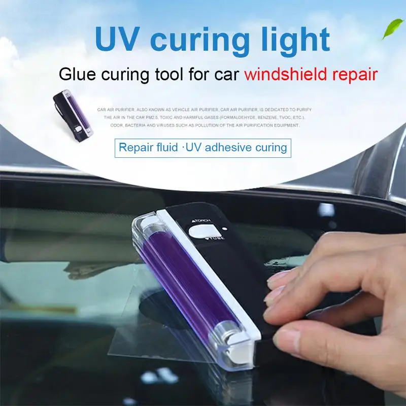 A021543 Automotive Glass Repair Resin Curing UV Lamp Detector 0516484 Glass Film Mounting Curing