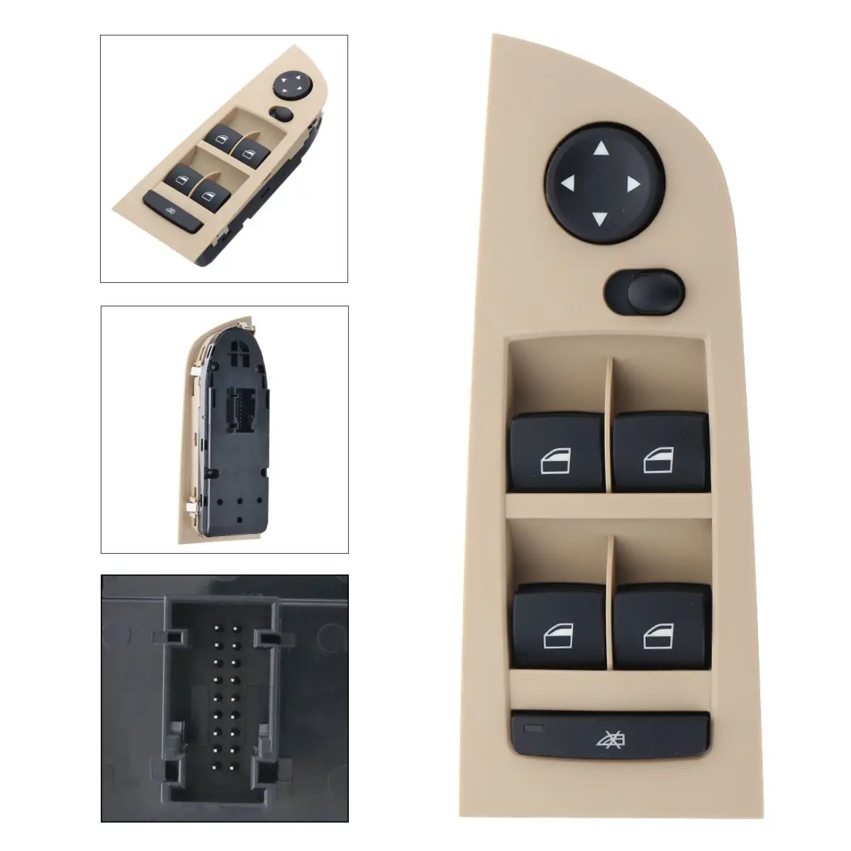 

#61319217329 Front Window Mirror Master Control Switch Unit For BMW E90 LCI 318i 320i 325i 335i 330i 2009 2010 2011 2012