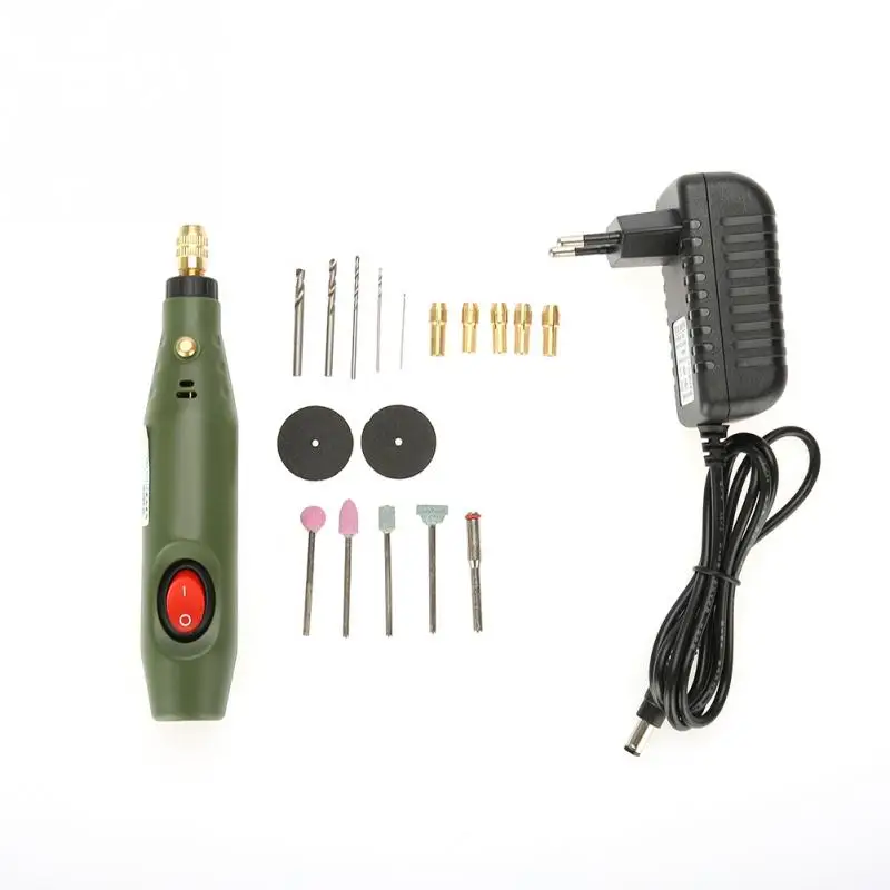 

1 Set Mini Drill Set Drill Grinder Kit Electric Grinding Drilling Polishing Tool DIY Engraving pen Set