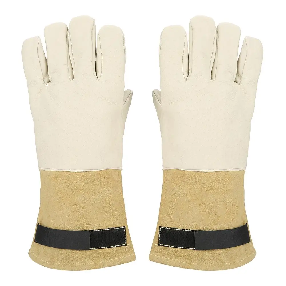 

Pig Green Skin Thickened Fire Protection Gloves For Welding /Mechanic Work / Drivers Short Wholesale
