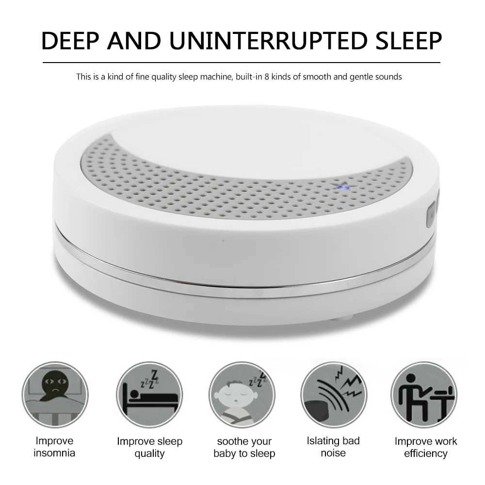 Machine Sleep Quality Enhancer Sleep Machine Sounds Optional Sound Music Record Timing Setting Sound
