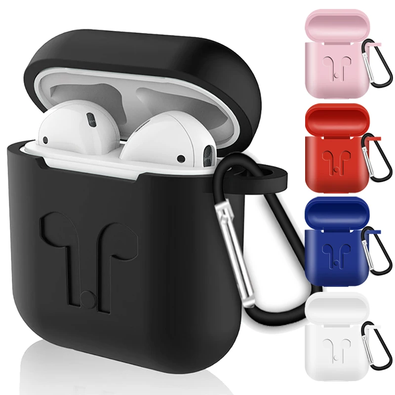 

i12 Soft Silicone Case For Airpods For Air Pods Shockproof Earphone Protective Cover Waterproof for iphone Headset Accessories
