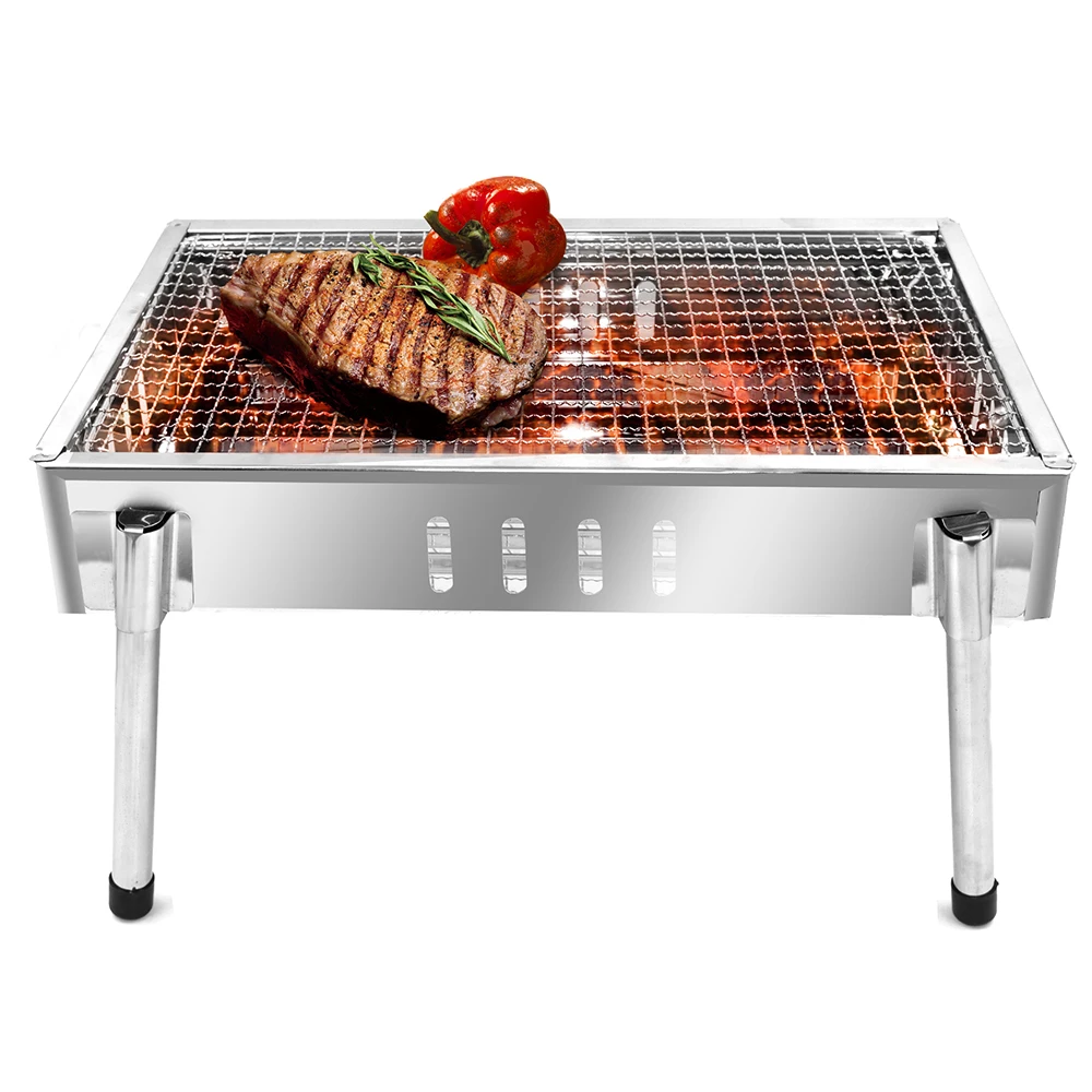 

Seashore KL - 10 BBQ Stainless Steel Grill Outdoor Stove Portable Household Oven Camping Hiking Party Use Outdoor Grill
