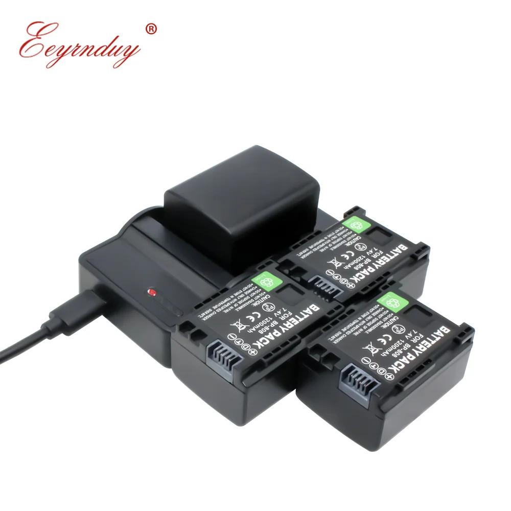4 упаковочная батарея + USB зарядное устройство для CANON BP 808/809 XA10 фотокамера VIXIA HF G10