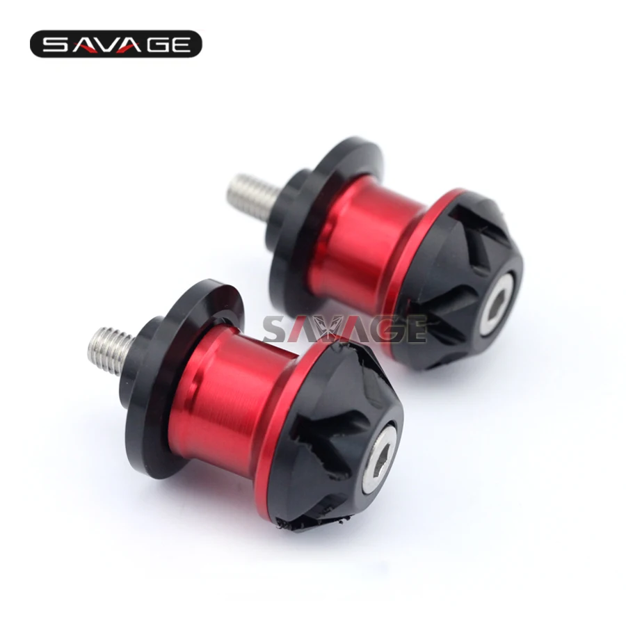 

For Bmw S1000r S1000xr S1000rr Hp4 Motorcycle Accessories Cnc Aluminum Swingarm Spools Slider Stand Screws 8mm Red