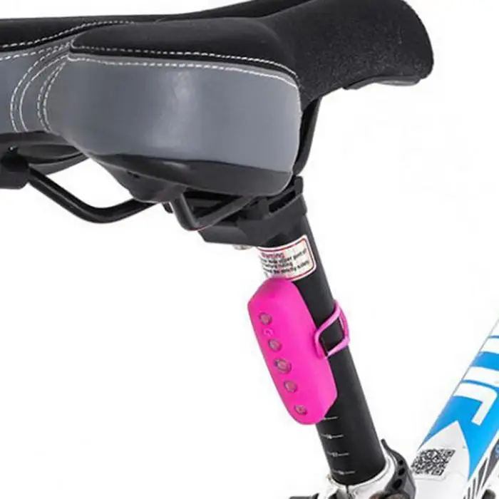 Велосипедный задний фонарь MTB горный велосипед свет силиконовая лампа 5LED Задний