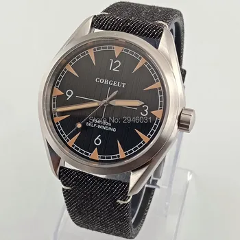 

Corgeut 41mm Black Dial Sapphire glass Automatic Casual Men's Watch 2818