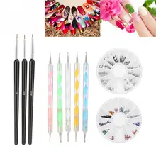 Профессиональный Nail Art Brush Set Рисование линий Pen польский маникюрные инструменты