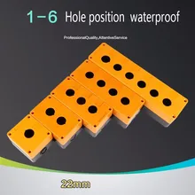 One, Two, Three, Four, Five, Six 123456 Hole Position 22mm Button Switch Box Control Box Bx178*72*66