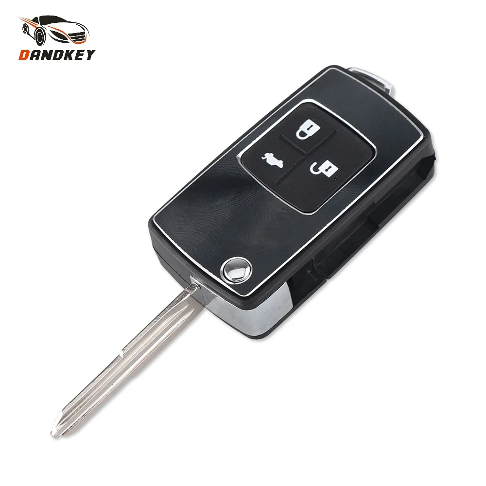 

Dandkey Modified Flip Folding Key Shell For Chevrolet Epica 3 Buttons Remote Control Keyless Entry Auto Car Key Case Cover
