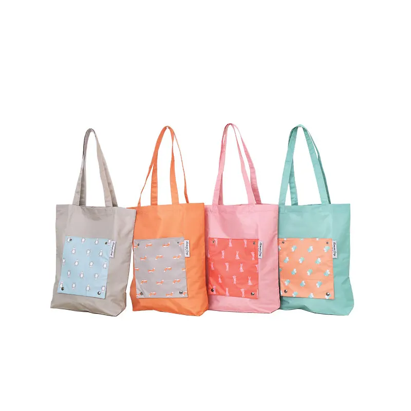 

2019 Newest Lady Shopping Bag Large Capacity Waterproof Nylon Folding Handbags