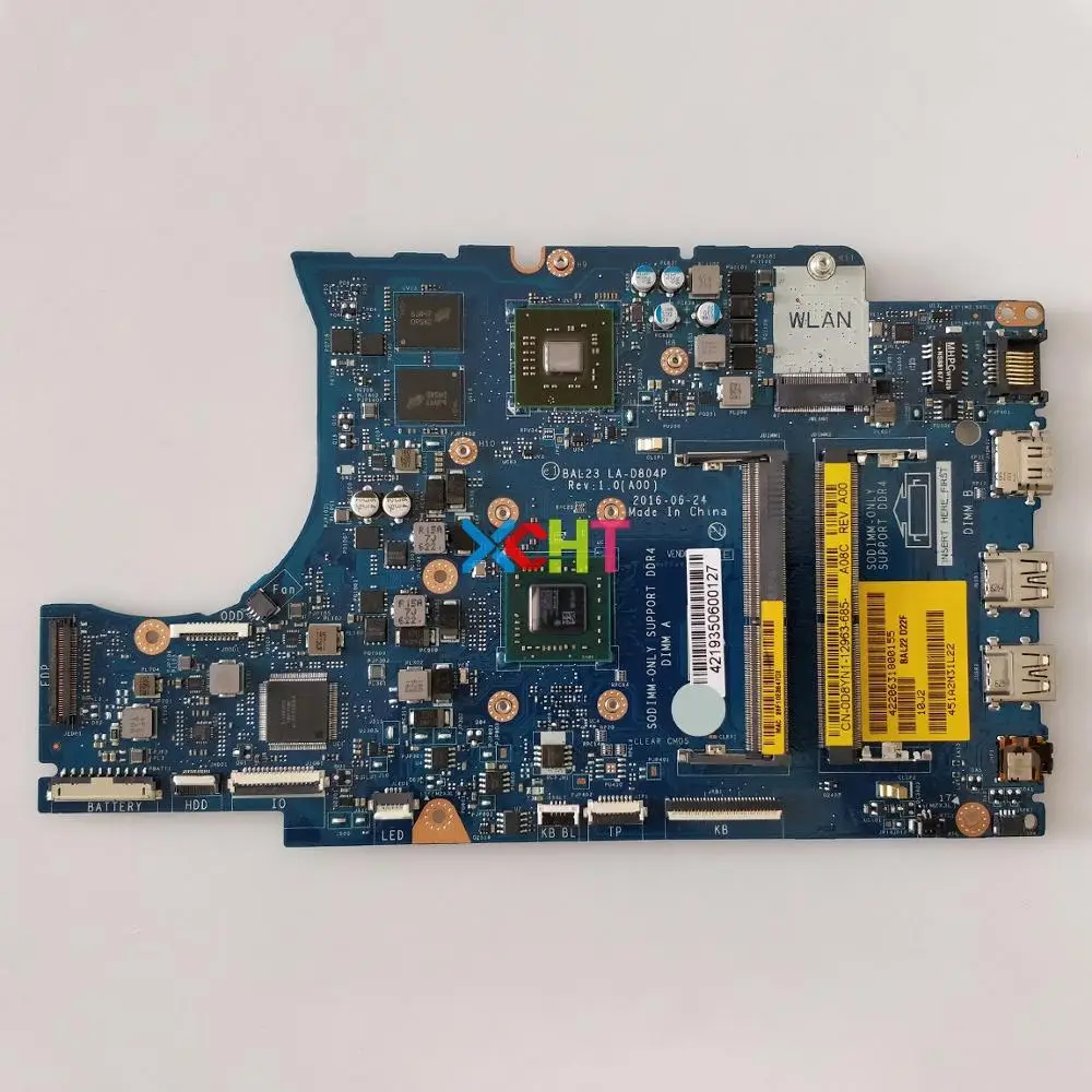 CN 0D8YN1 D8YN1 BAL23 LA D804P w E2 9000 CPU 216 0890010 GPU для Dell Inspiron 15 5565 ноутбук ПК материнская