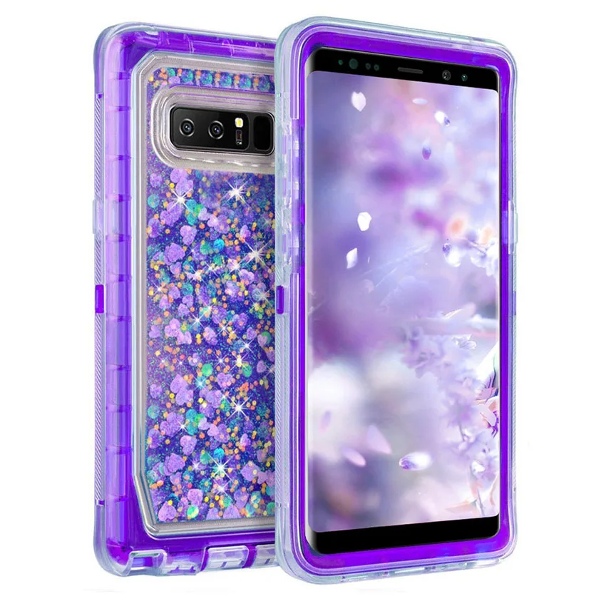 3 в 1 Прозрачный ударопрочный чехол для Galaxy S10 + Note 9 S9 S8|Бамперы| |